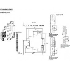 Реле, 24V AC /DC, 1 CO, LED, обратен диод, цокъл за DIN шина Реле, 24V AC /DC, 1 CO, LED, обратен диод, цокъл за DIN шина